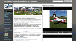 Desktop Screenshot of lesailerons.ca